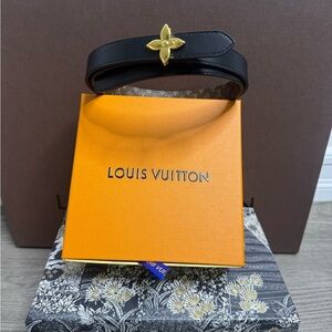 Louis Vuitton | Accessories | Louis Vuitton Black Belt With  display picture 1